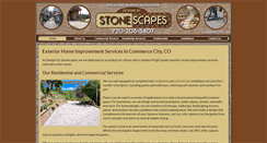 Desktop Screenshot of designsbystonescapes.com