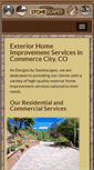 Mobile Screenshot of designsbystonescapes.com